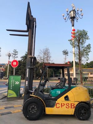 Elevador elétrico de 3 toneladas japonês Komatsu FD30/FD20/FD25/FD35/FD40/FD50 com fonte de alimentação manual