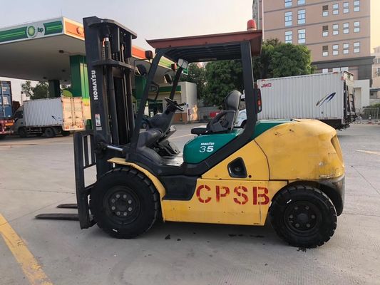 Elevador elétrico de 3 toneladas japonês Komatsu FD30/FD20/FD25/FD35/FD40/FD50 com fonte de alimentação manual