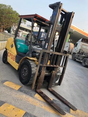 Elevador elétrico de 3 toneladas japonês Komatsu FD30/FD20/FD25/FD35/FD40/FD50 com fonte de alimentação manual