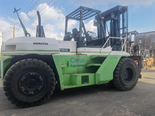 24 toneladas Japão Komatsu FD240 empilhadeira para manuseio de material no armazém Japão