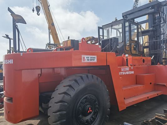 35t Mitsubishi FD350 35 Ton Forklift para lojas de materiais de construção comprimento de garfo 3254mm
