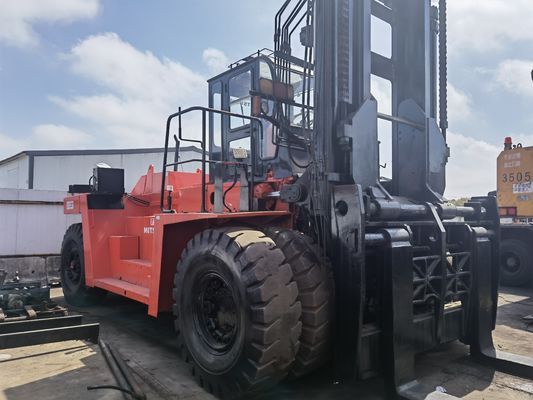 Caminhão de empilhadeira Mitsubishi FD350 usado de 35 t para lojas de materiais de construção 15-25 toneladas de diesel
