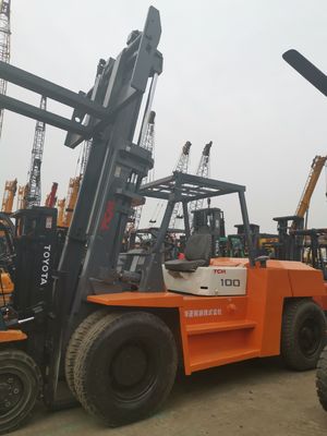 FD100 TCM em boas condições, com motor diesel e largura de garfo normal