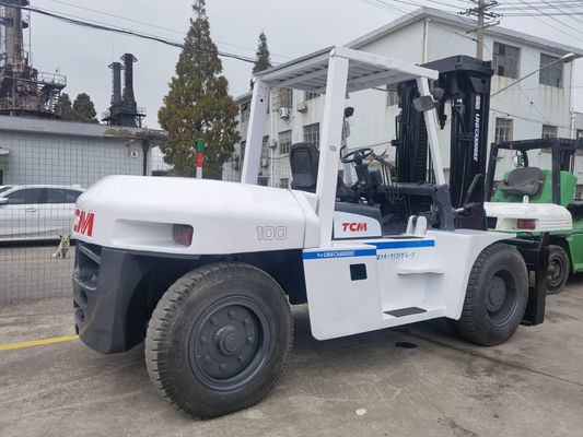100 Tons Toyota Usado em Japão Original Japão 10 TON Grande empilhador TCM FD100