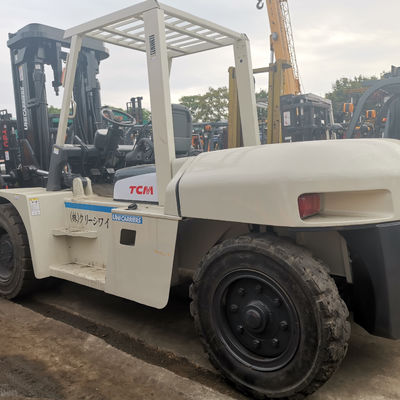 Camião elevador diesel de 10 toneladas com motor ISUZU Tecnologia TCM e largura de garfo de rotina