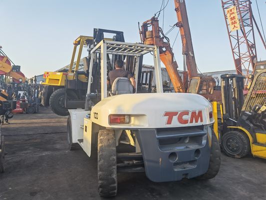 Camião elevador diesel de 10 toneladas com motor ISUZU Tecnologia TCM e largura de garfo de rotina