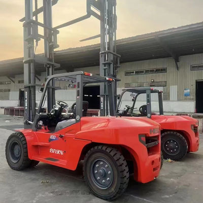 HELI 10Ton CPCD100 elevador de bifurcação diesel com posicionador de bifurcação lateral em Shanghai Direct