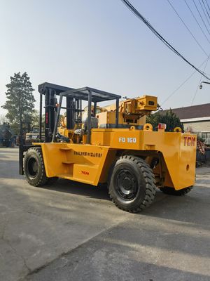 Largura do garfo Routine TCM FD160 diesel emulida 16TON Usado com lojas de impressão em Xangai