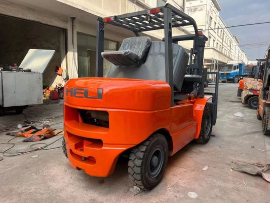 Caminhão de empilhadeira usado Heli Diesel CPCD50 5Ton com cilindro de deslocamento lateral Empilhadeira de 3 toneladas de 8 toneladas de 10 toneladas para porto de armazém de doca