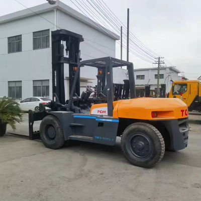 Peso KG 10000 kg Bom estado Tcm 10Ton empilhadeira FD100 Usada empilhadeira original Japão