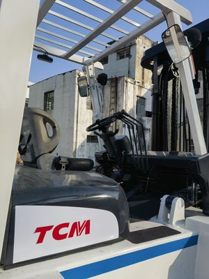 Japão TCM FD100 Usado Carregadeira Diesel de 10 toneladas Container de Armazém Carregador de Paletas