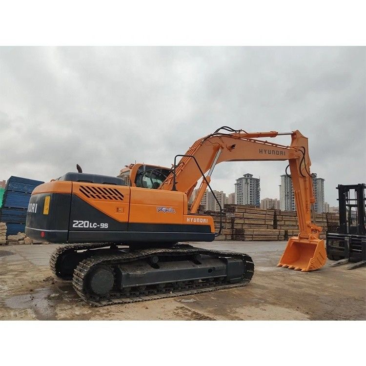 Válvula Hidráulica Original Usada Excavadora Hyundai 220LC-9S com Capacidade de Balde de 4m3