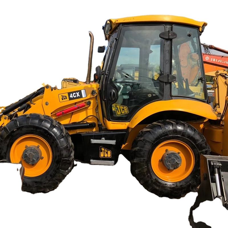 Carregador de retroescavadeira JCB 4CX de segunda mão com motor original