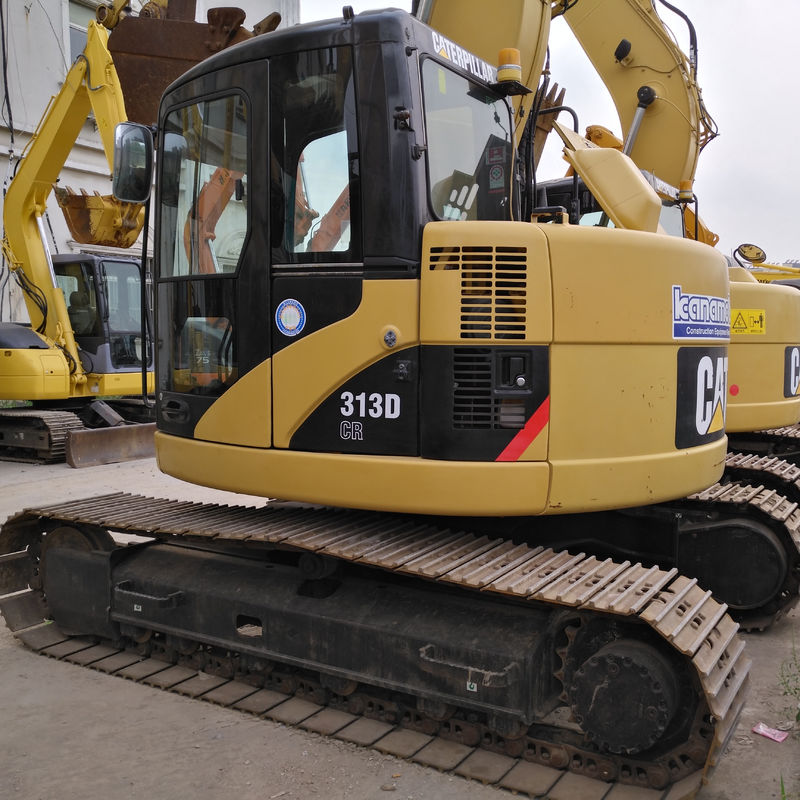 13TON de segunda mão Caterpillar 313D Excavator Usado Cat 312D 313D Crawler Excavator em Xangai