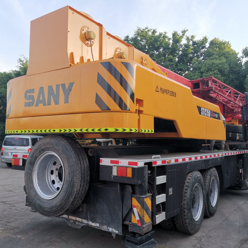 SANY 75 Ton STC750 Cranes de caminhões móveis hidráulicos usados com motor original