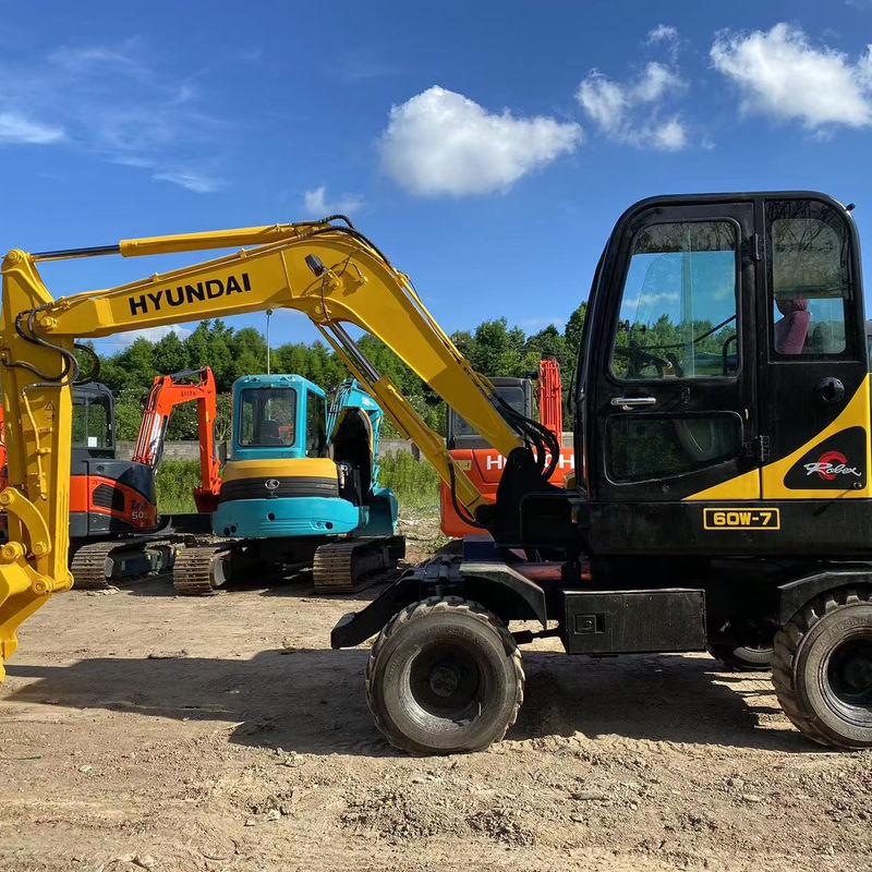 Bomba hidráulica original Hyundai de segunda mão Excavadora de 60 rodas com capacidade de balde de 4m3