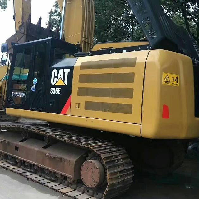 CAT 336E Excavadora hidráulica para construção civil em bom estado