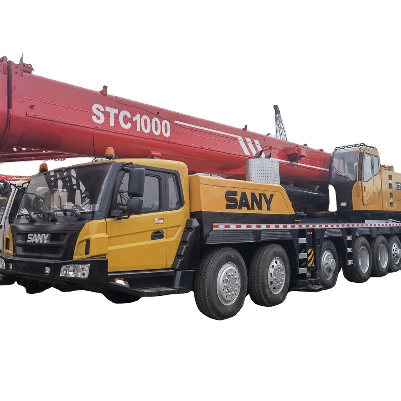 Cran de camião SANY STC1000 de 100 toneladas, de capacidade de 220 toneladas e válvula hidráulica original