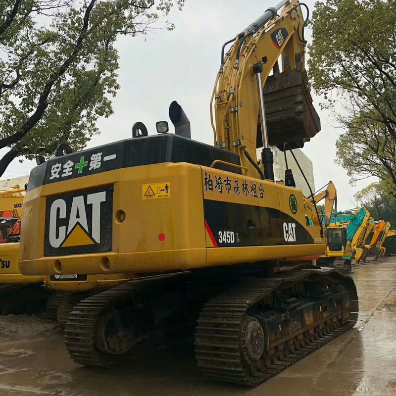 Excavadora usada CAT 345D com cilindro hidráulico original e 2001-4000 horas de trabalho