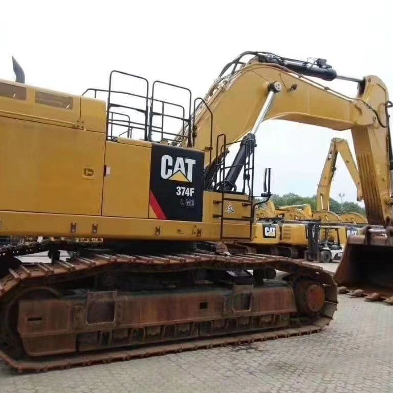 74000 KG CAT 374F Máquina de escavadeira de movimentação de terra Escavadeira usada para obras de construção