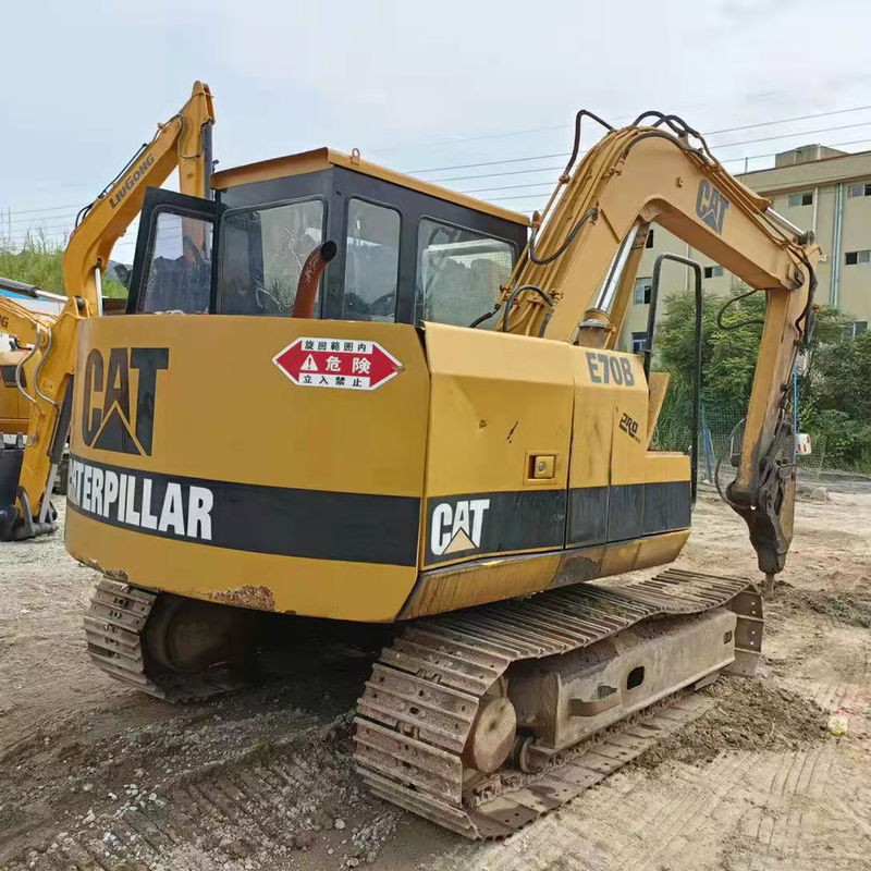 Mini Caterpillar Máquinas de movimentação de terra Excavadora de trilhos CAT E70B usada para 2020