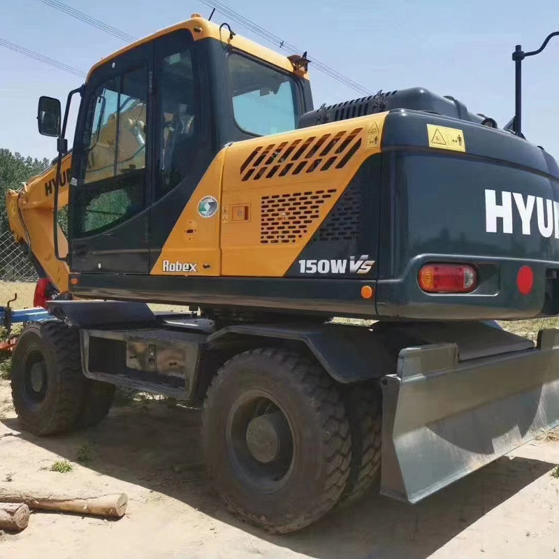 Hyundai 150W R150 R150-9 Excavadoras originais 15TON com cilindro hidráulico original