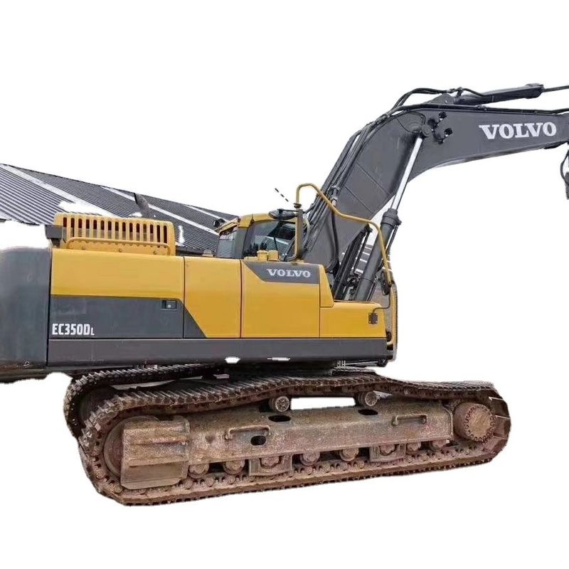 Excavadora de segunda mão original Volvo Machinery EC350D com poucas horas de trabalho em Xangai