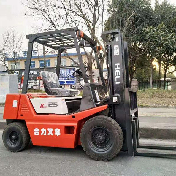 Heli K25 empilhadeiras 2500kg-3500kg Capacidade 3m-6m Triplex Mast LPG/Gasoline Side Shifter