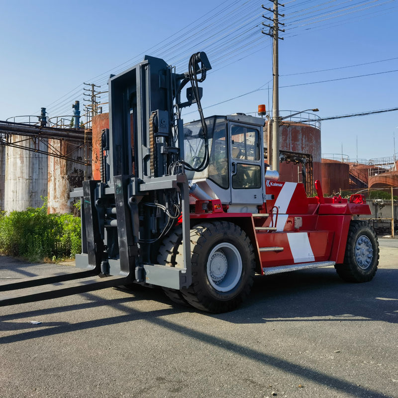 Camião elevador de forquilhas de motor diesel Kalmar original 25T 30T 40T para operações de longo de forquilha de rotina