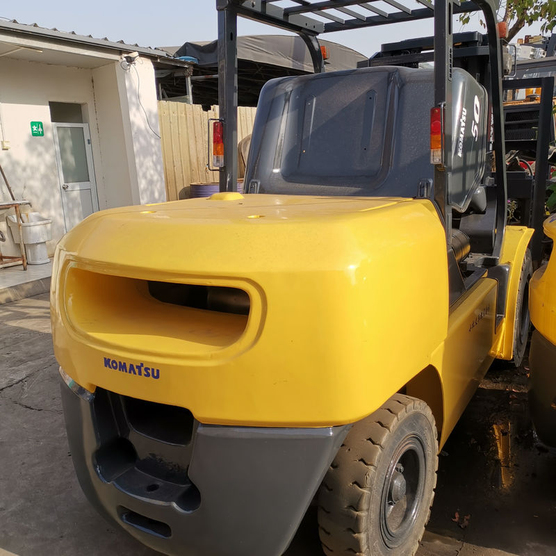 5 toneladas Japão Original Komatsu FD50-7 diesel em Xangai com 1200mm comprimento de garfo