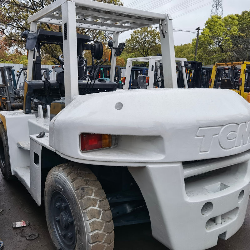 Longo do garfo 7 toneladas Utilizado TCM Japão Mini diesel original em bom estado
