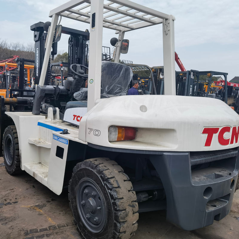 Forquilha de rotina comprimento usado TCM Toyota material de manuseio de equipamentos 7 toneladas diesel em empilhadeira