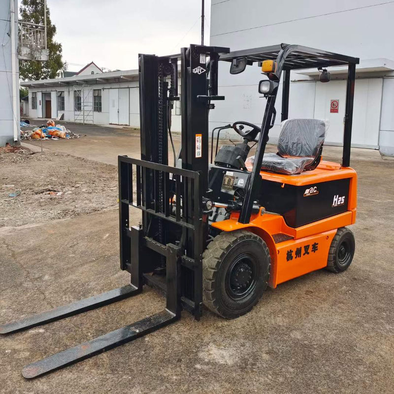 Xangai Vende Diretamente 2,5 toneladas de caminhão elétrico H25 Mini com 1200 mm de largura de garfo