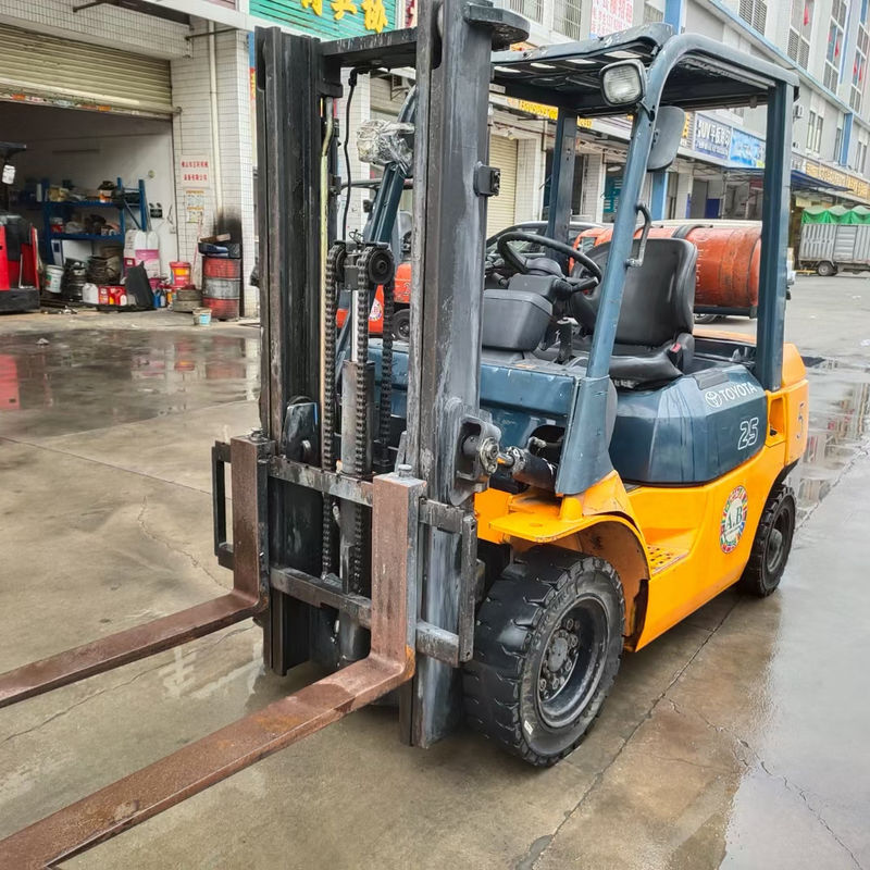 Fonte de energia do motor a gasolina Japão 2.5Ton 3 Ton Usado Toyota em empilhadeira diesel FD30 FD50 empilhadeira elétrica