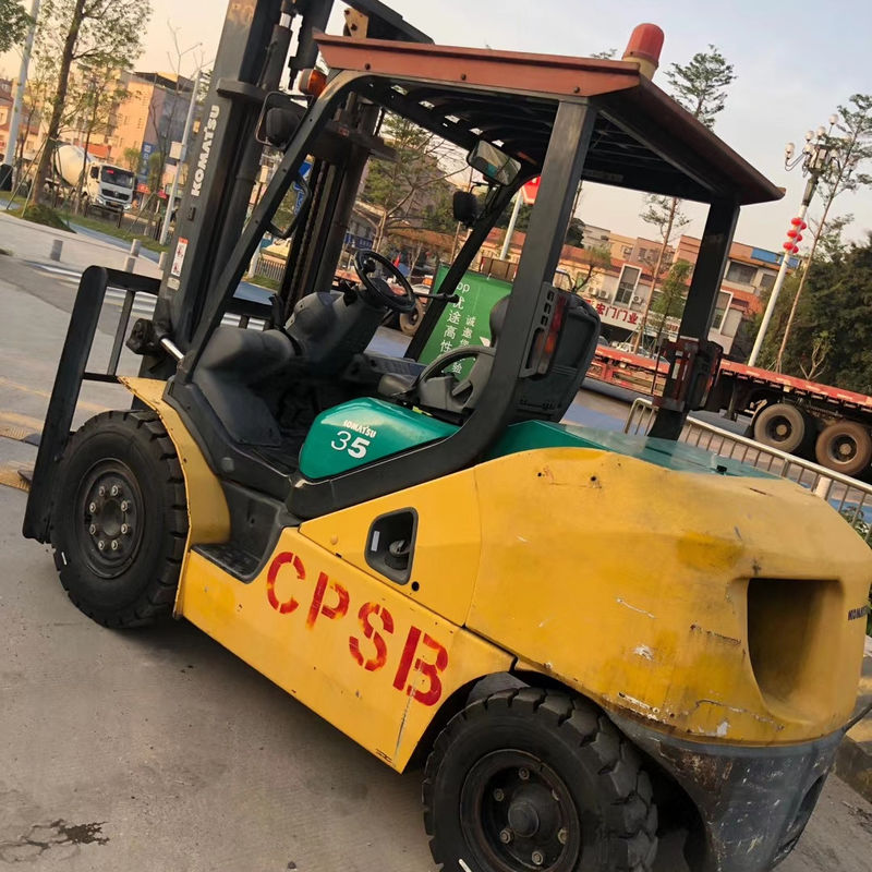 Elevador elétrico de 3 toneladas japonês Komatsu FD30/FD20/FD25/FD35/FD40/FD50 com fonte de alimentação manual