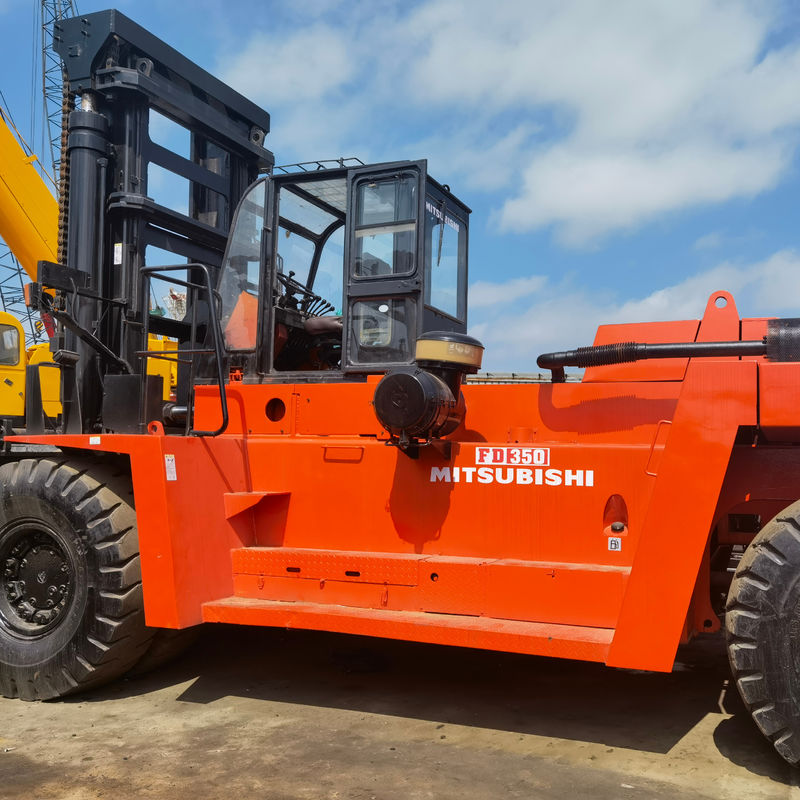 35t Mitsubishi FD350 35 Ton Forklift para lojas de materiais de construção comprimento de garfo 3254mm