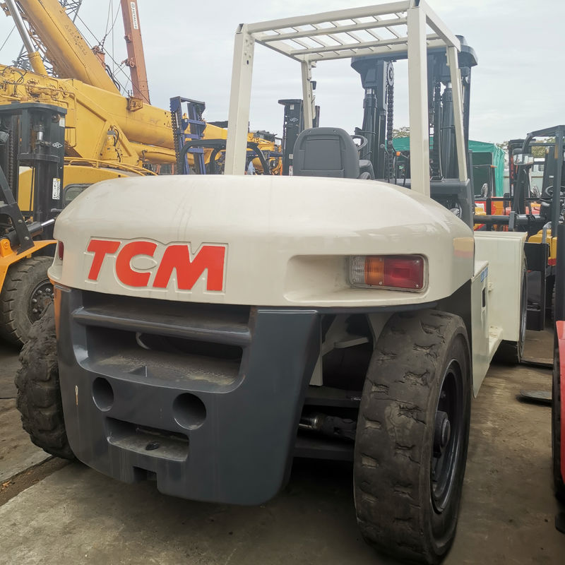 10 toneladas de empilhadeira TCM FD100 com motor diesel em Xangai Japão Lojas de artigos usados e vestuário