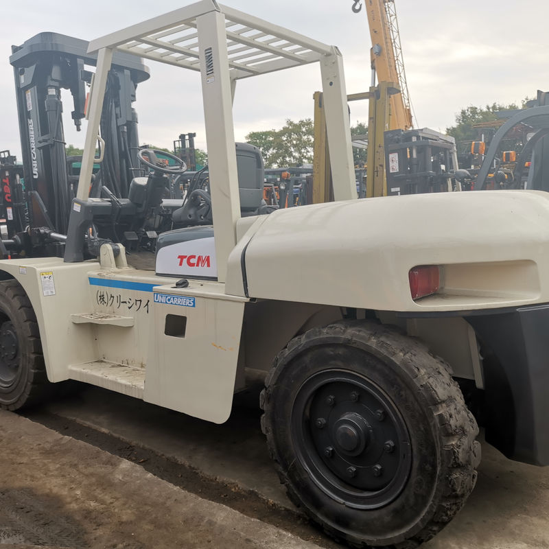 Camião elevador diesel de 10 toneladas com motor ISUZU Tecnologia TCM e largura de garfo de rotina