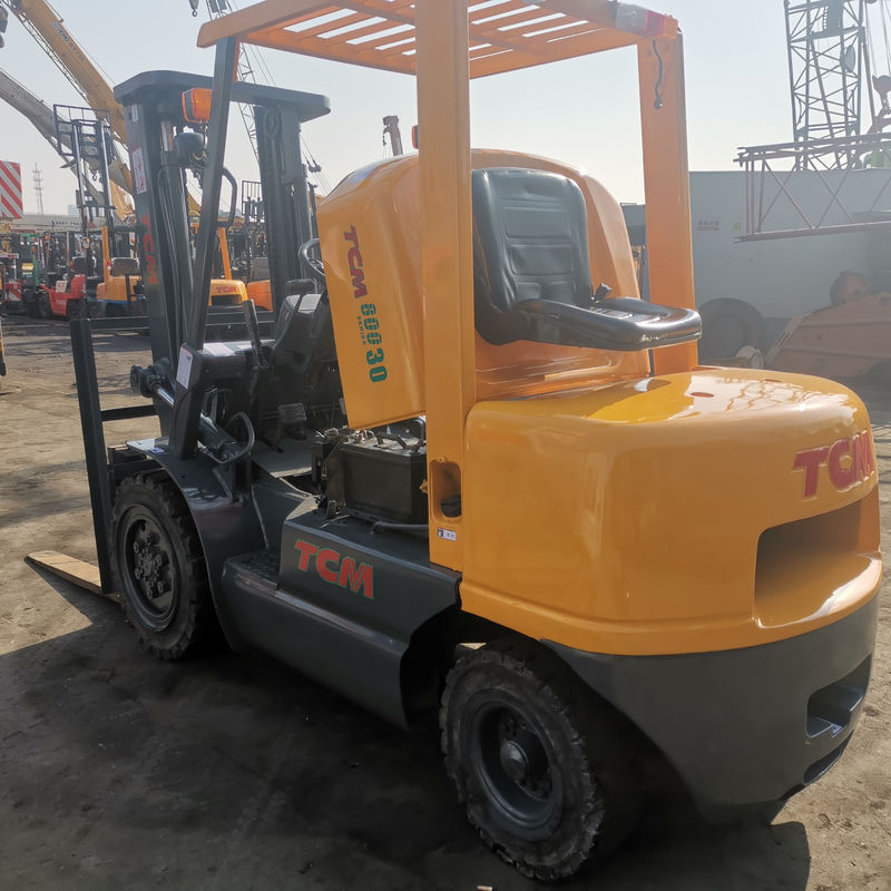 TCM Usado Diesel de 3 toneladas fabricado no Japão FD30 FD50 FD70 para oficinas de reparação de máquinas