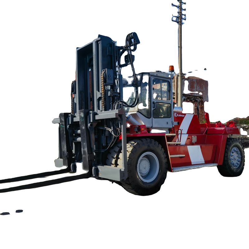 Duração do garfo rotineiro usado Kalmar 25 Ton Container Reach Stacker com posicionador de garfo
